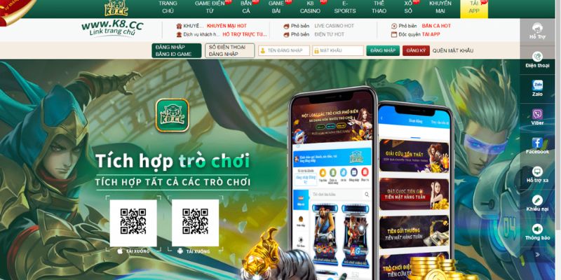 Giới thiệu tổng quan K8cc trực tuyến hot nhất hiện nay 